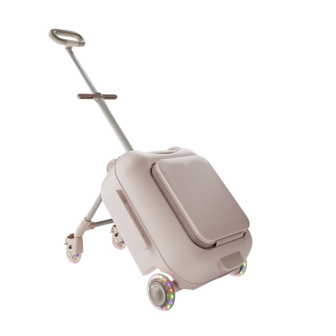 Cabby Куфар Със Седалка Rose Gold Kinderkraft