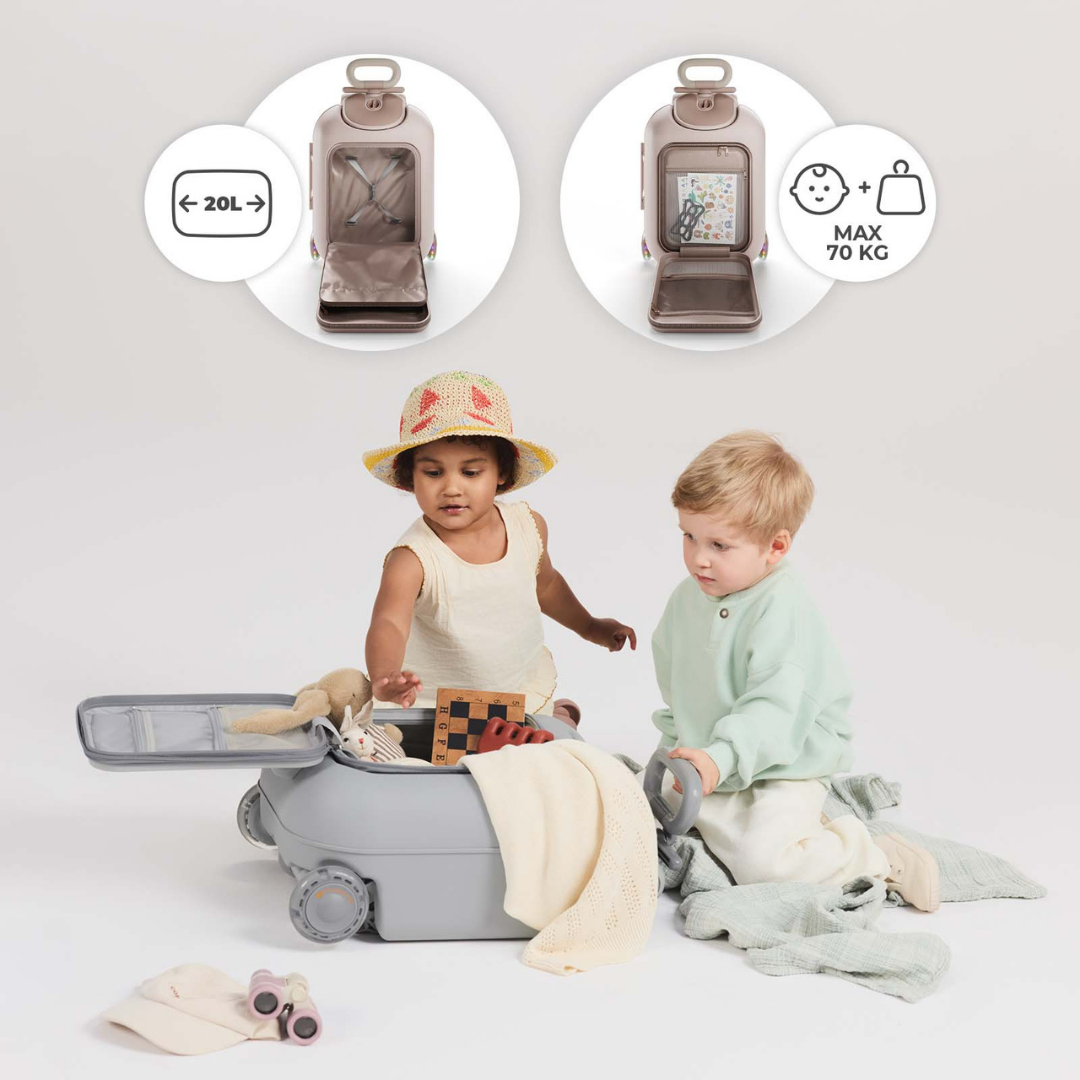 Cabby Куфар Със Седалка Rose Gold Kinderkraft