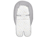 Мемори Подложка За Стол За Кола Dots Grey - Подложки За Столчета - Kikkaboo - BebeMama