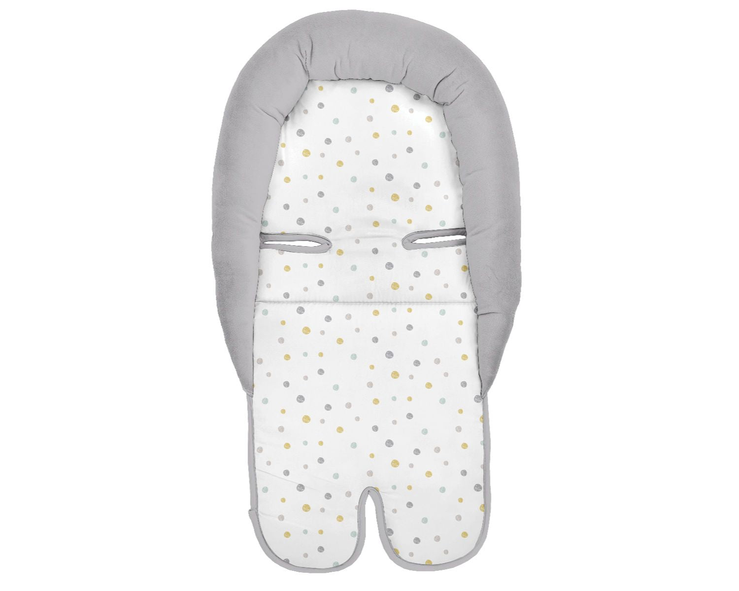 Мемори Подложка За Стол За Кола Dots Grey --- BebeMama