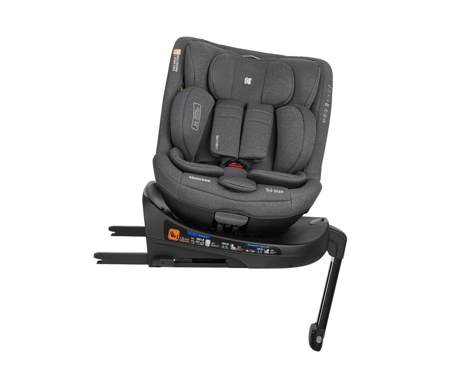 Стол За Кола 40 150 См I Secure I Size Dark Grey Kikkaboo