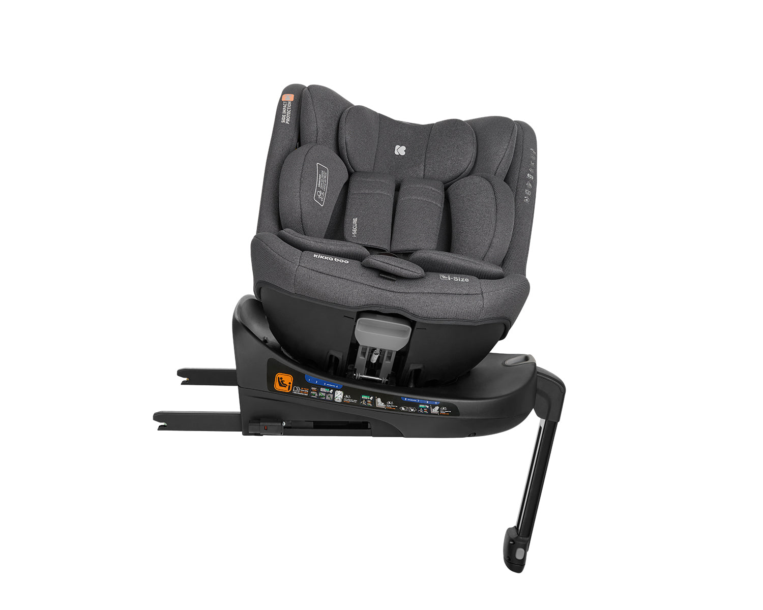 Стол За Кола 40 150 См I Secure I Size Dark Grey Kikkaboo