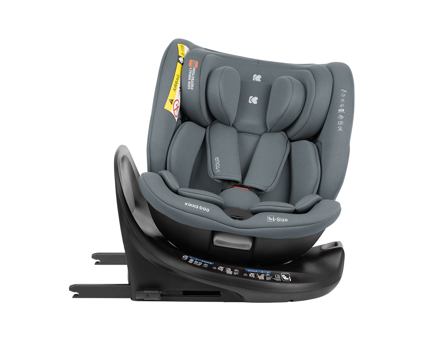 Стол За Кола 40 150 См I Tour I Size Dark Grey Kikkaboo