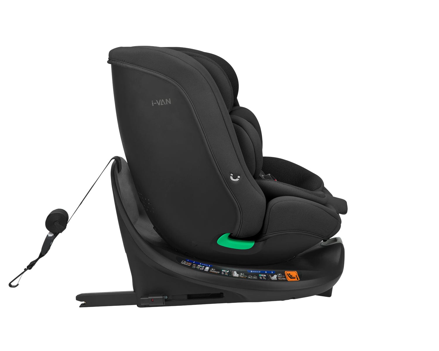 Scaun auto 40-150 cm I-Van I-Size Negru
