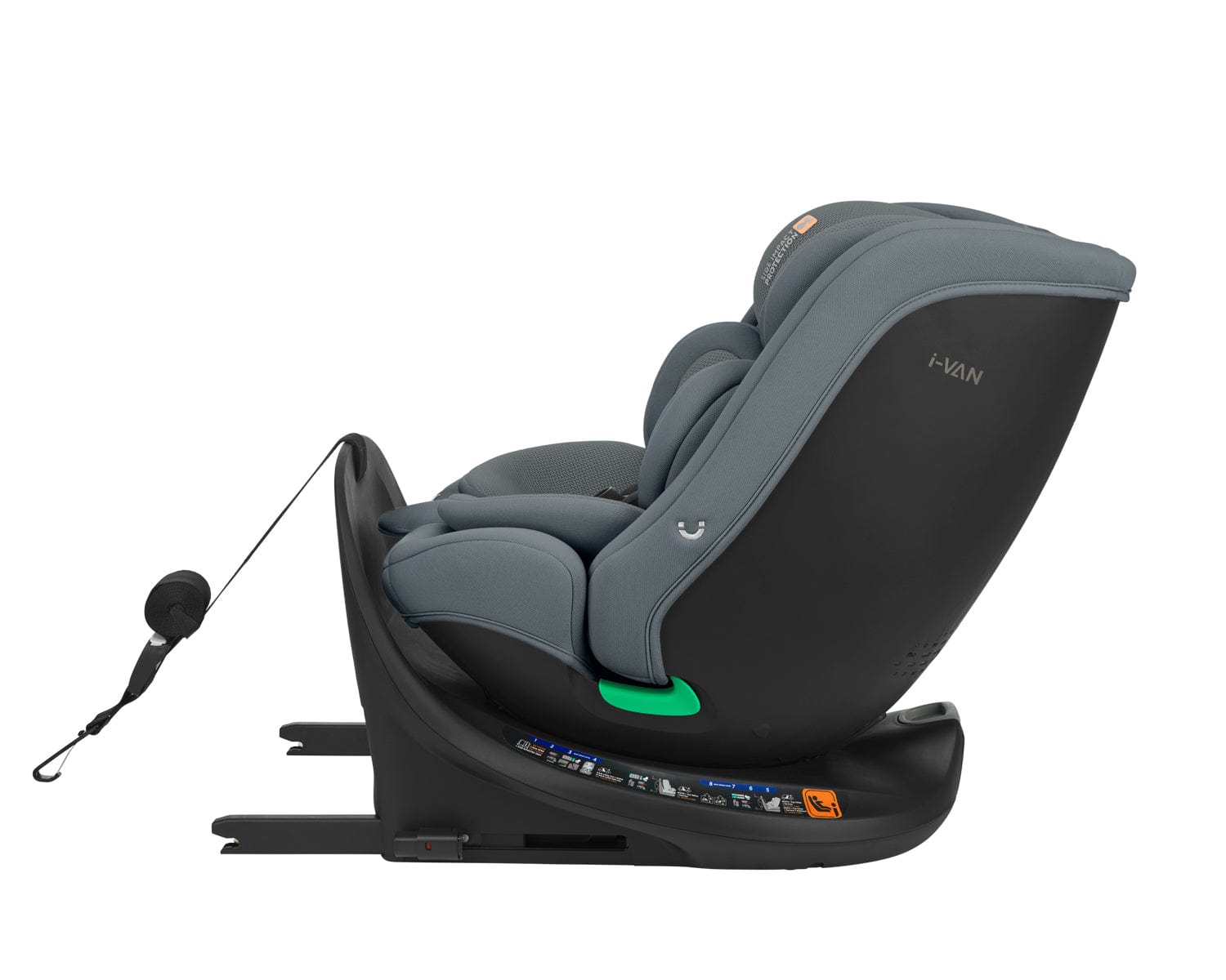 Стол За Кола 40 150 См I Van I Size Dark Grey Kikkaboo