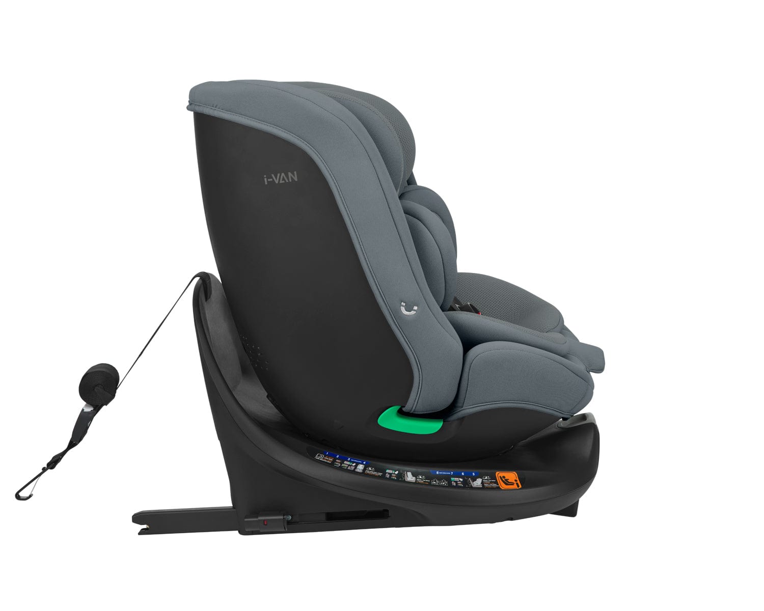 Стол За Кола 40 150 См I Van I Size Dark Grey Kikkaboo