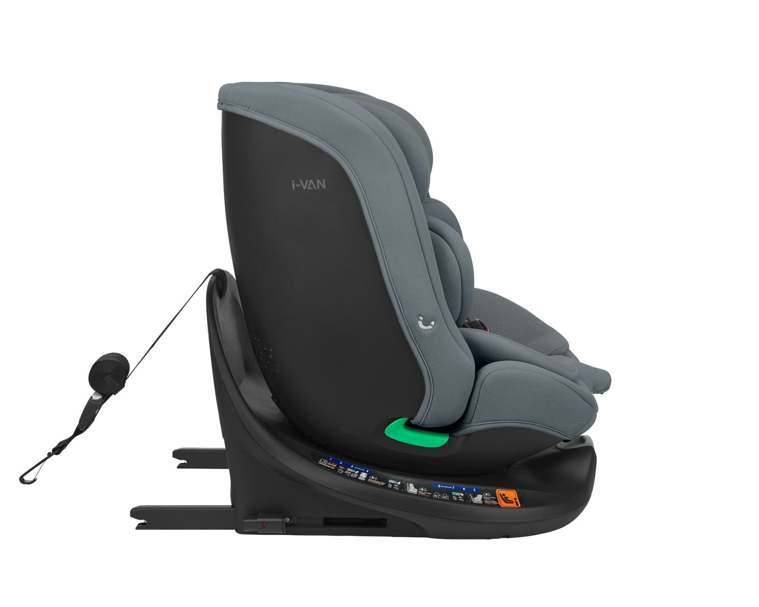 Стол За Кола 40 150 См I Van I Size Dark Grey Kikkaboo