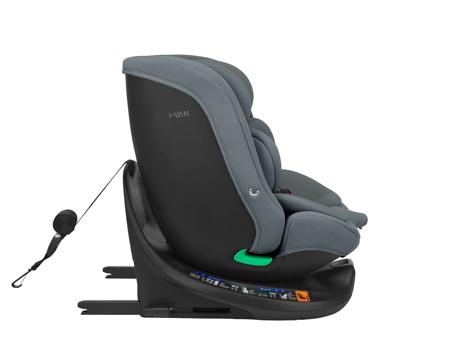 Стол За Кола 40 150 См I Van I Size Dark Grey Kikkaboo