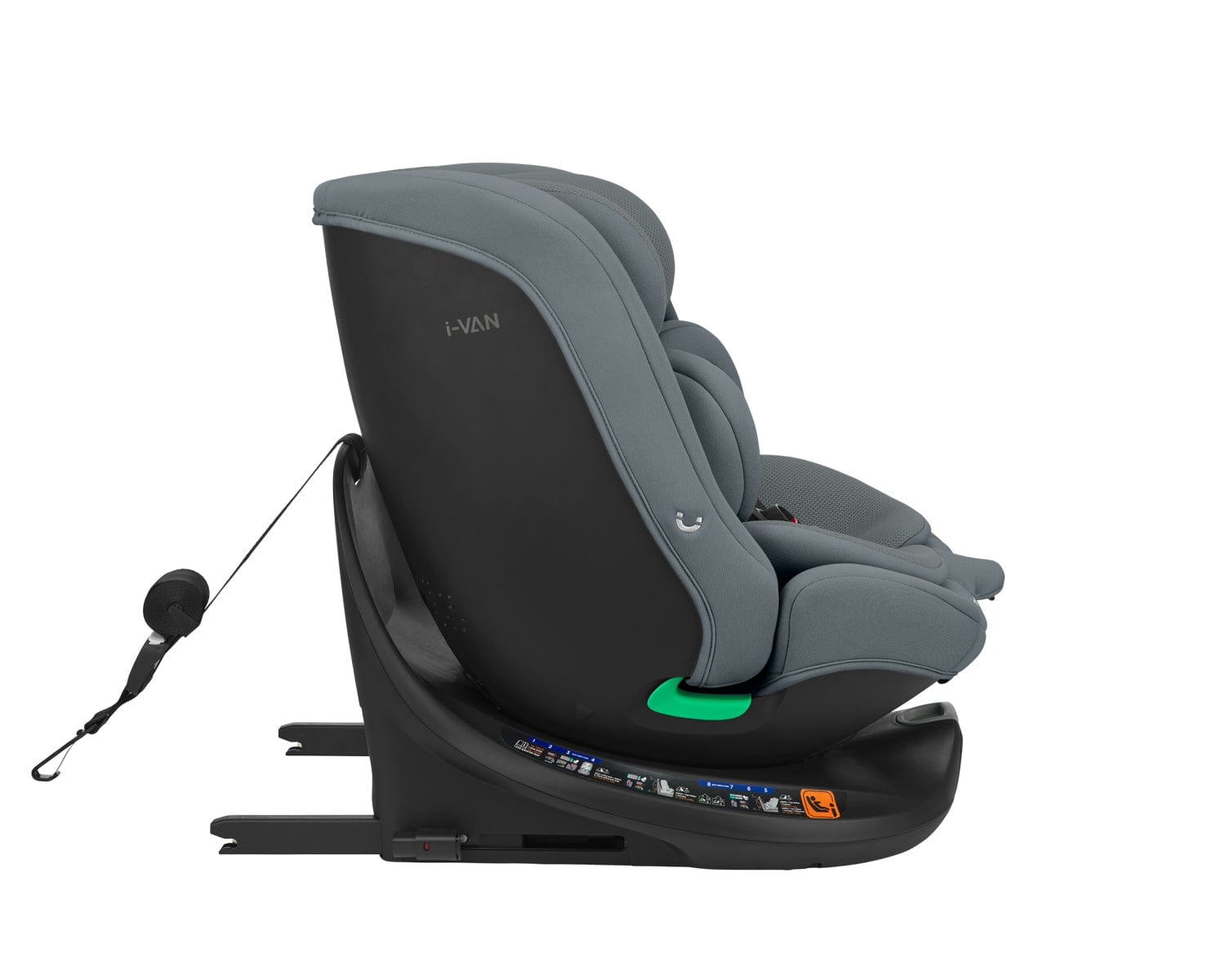 Стол За Кола 40 150 См I Van I Size Dark Grey Kikkaboo