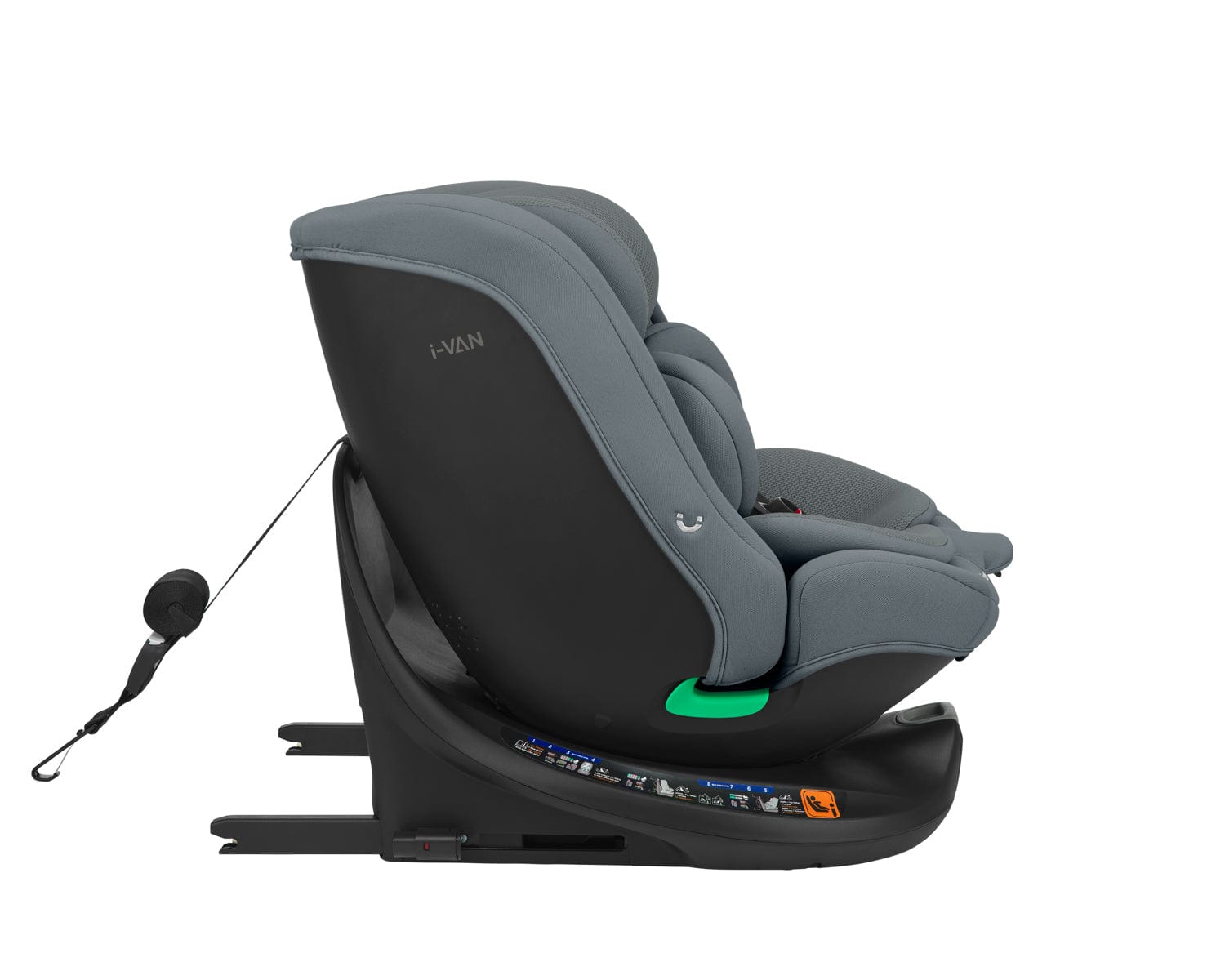 Стол За Кола 40 150 См I Van I Size Dark Grey Kikkaboo
