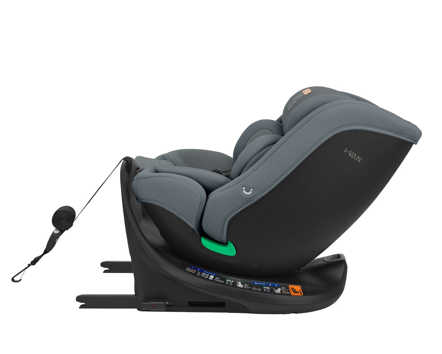 Стол За Кола 40 150 См I Van I Size Dark Grey Kikkaboo