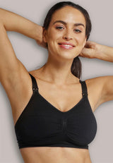 Безшевен Подплатен Сутиен За Бременни И Кърмачки Padded Maternity & Nursing Black 5714399033208 Carriwell