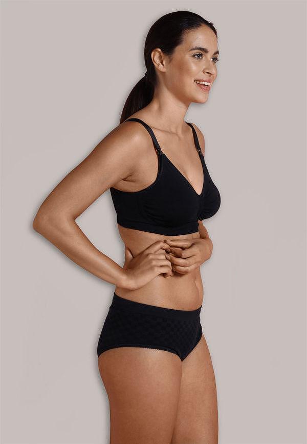 Безшевен Подплатен Сутиен За Бременни И Кърмачки Padded Maternity & Nursing Black 5714399033208 Carriwell
