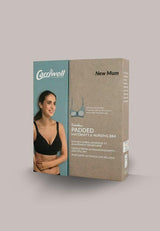 Безшевен Подплатен Сутиен За Бременни И Кърмачки Padded Maternity & Nursing Black 5714399033208 Carriwell