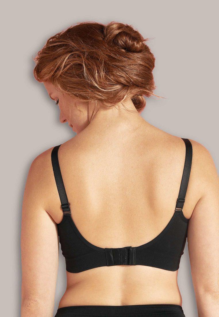 Безшевен Сутиен За Бременни И Кърмачки Organic Maternity & Nursing Black 5714399032119 Carriwell