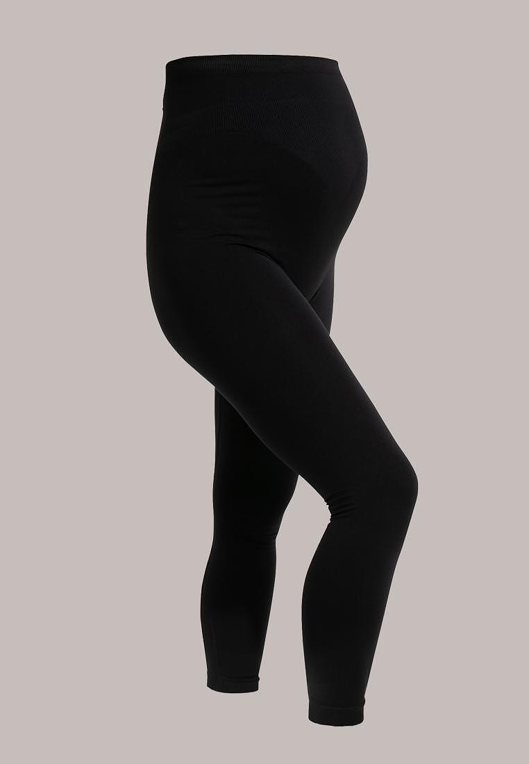 Varrásmentes kismama leggings 3/4-es, Seamless Support Black 5714399049506 Carriwell