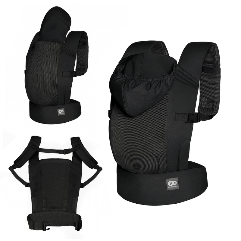 Carrybee Ергономична Раница Black Kinderkraft