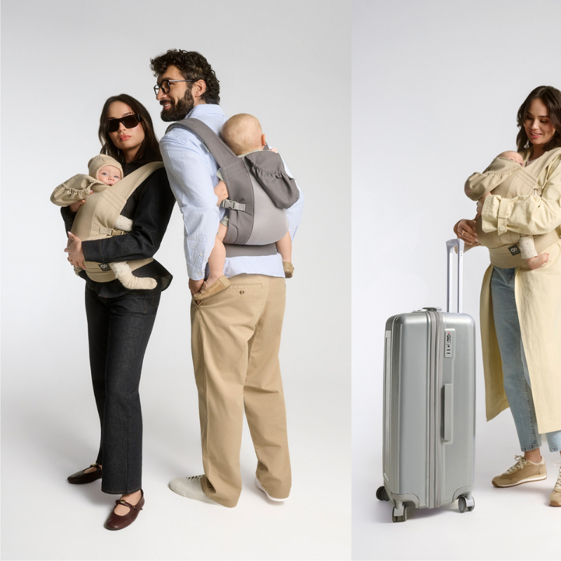 Carrybee Ергономична Раница Grey Kinderkraft