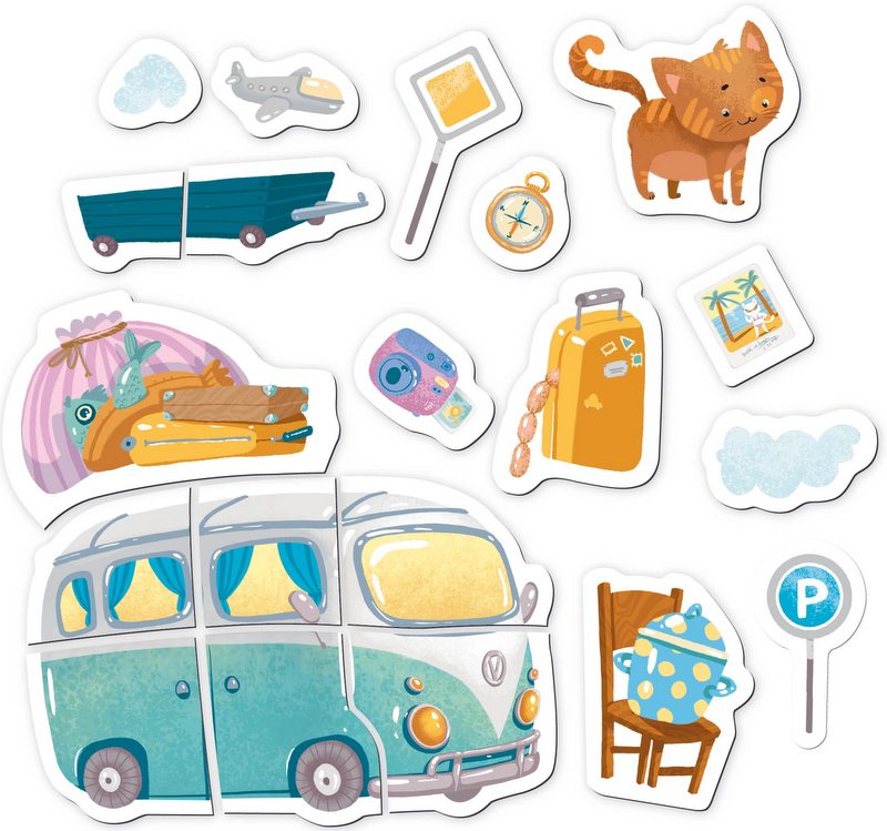 Магнитна Игра Котето Пътешественик 14Х10Х5