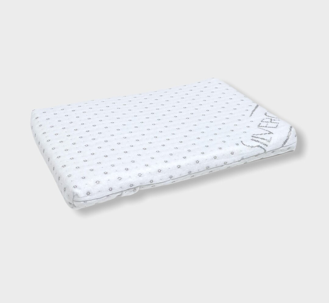 Rainy Възглавничка за бебешка количка 30х20 см Silver (сребърни нишки)