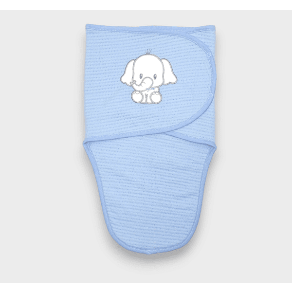 Scutec Rainy Baby pentru nou-născut, Hurry me Elephant, culoare albastru