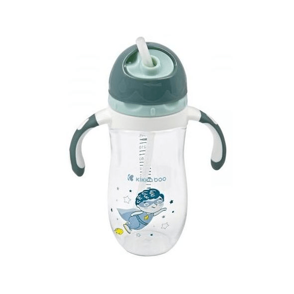 Sticlă cu pai 300ml Kikka Boo Superboy
