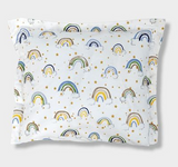 Față de pernă Rainy Baby 40x60 cm. Curcubee colorate