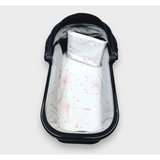 Rainy Бебешки комплект за количка 2 части Розови глухарчета