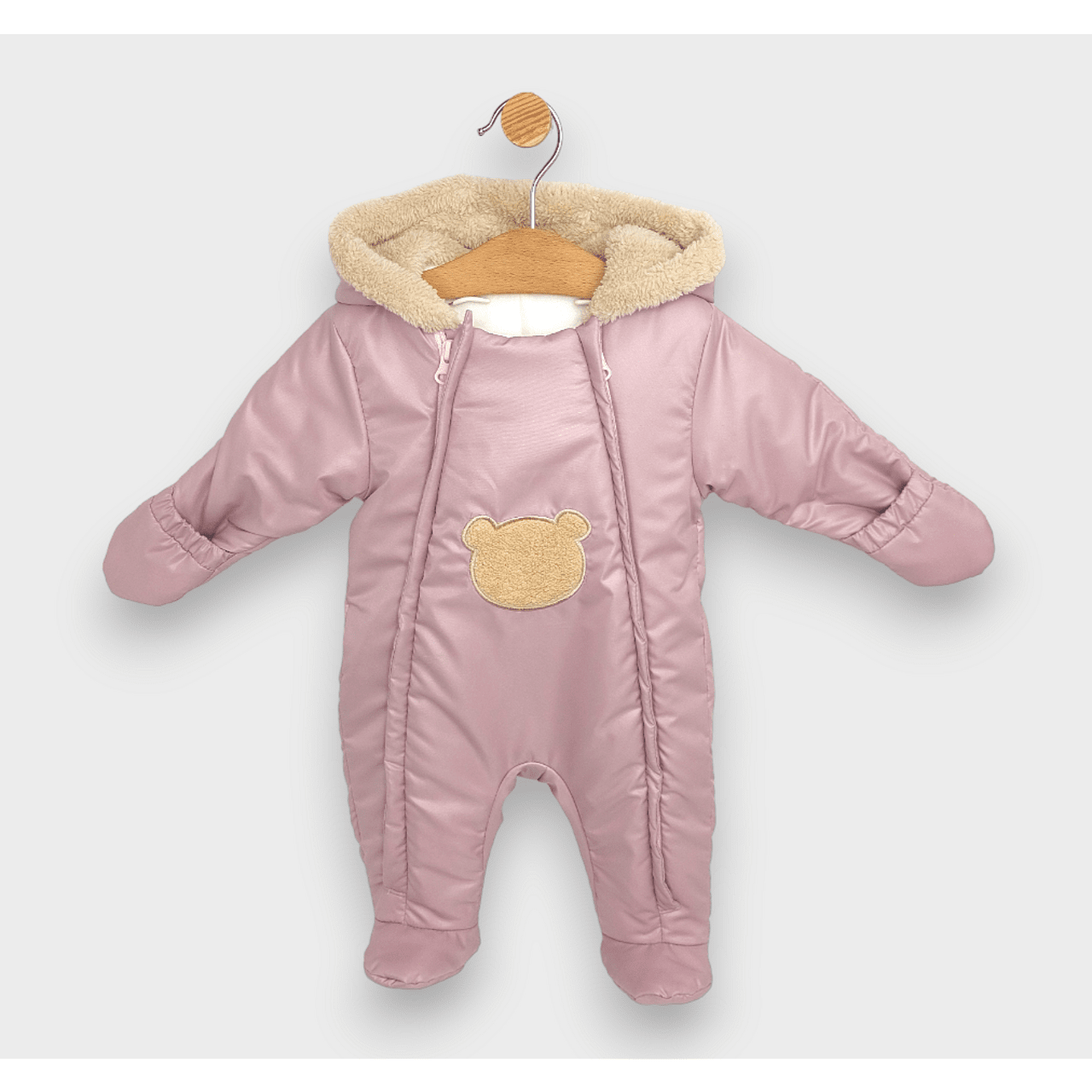 Rainy Бебешки космонавт Пухено мече 68 см. 4-6 месеца пепел от рози