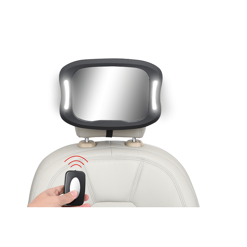 Oglindă Zizito cu lumini LED pentru bancheta din spate cu vizibilitate pentru copil 78082