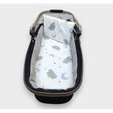 Rainy Бебешки комплект за количка 2 части сиви облаци