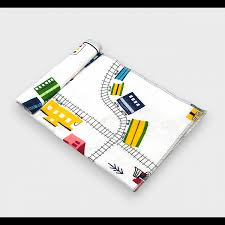 Rainy Пелена бархетна 80/80 см. единична шарено влакче