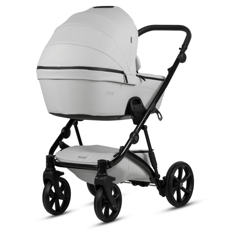 Tutis Viva 5+ Leather Бебешка Количка 2В1 085 Cloud