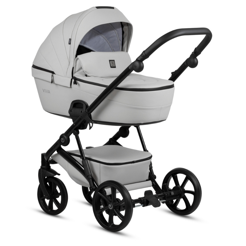 Tutis Viva 5+ Leather Бебешка Количка 2В1 085 Cloud