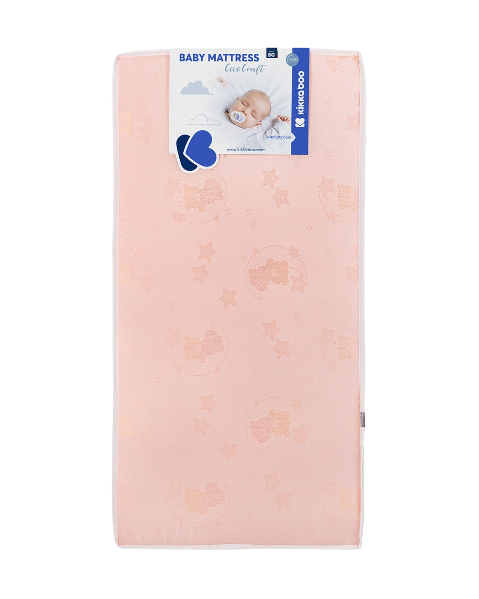 Матрак Cococraft 60x120x15см Bear Pink Kikkaboo