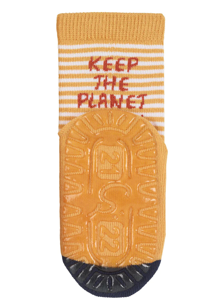 Детски Чорапи Нехлъзгащо Стъпало, Sun®, Костенурка, Жълти, 23 24 2 3 Г. Sterntaler