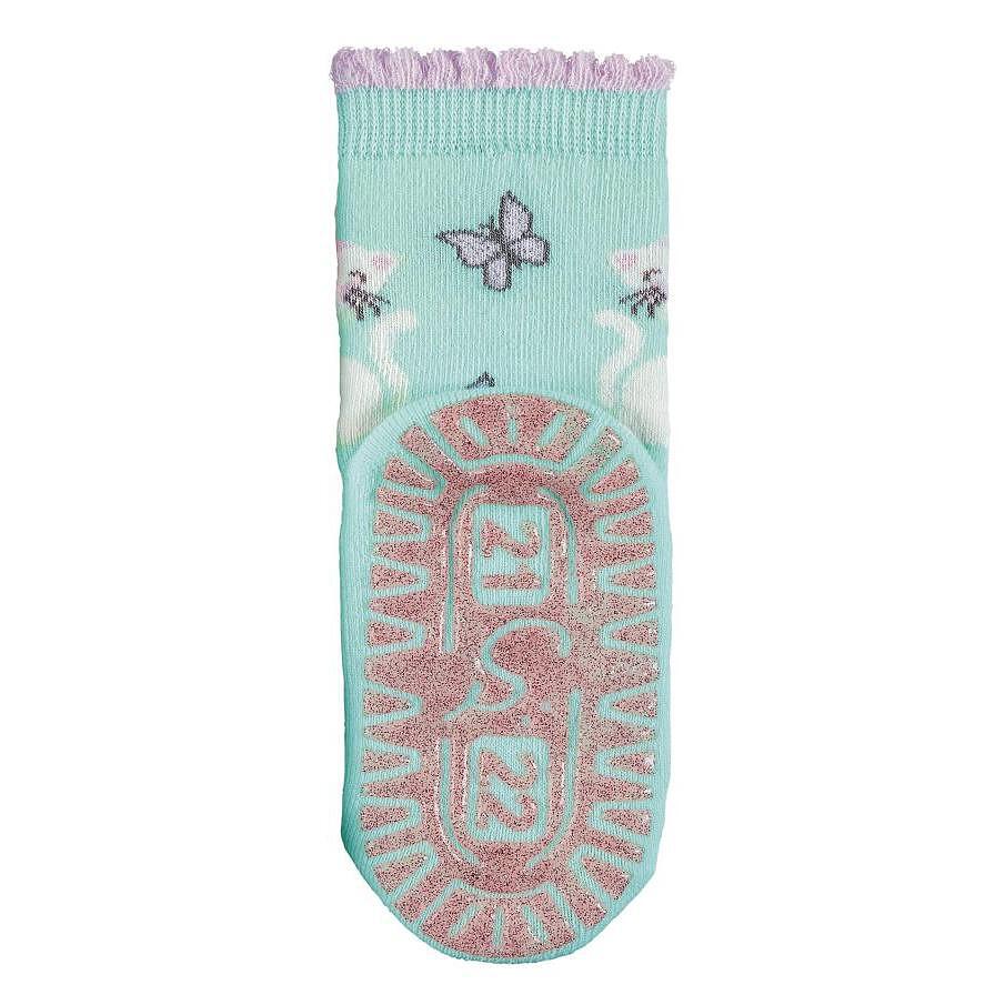 Чорапи Със Силикон, Коте, Мента, 25 26 3 4 Г. Sterntaler