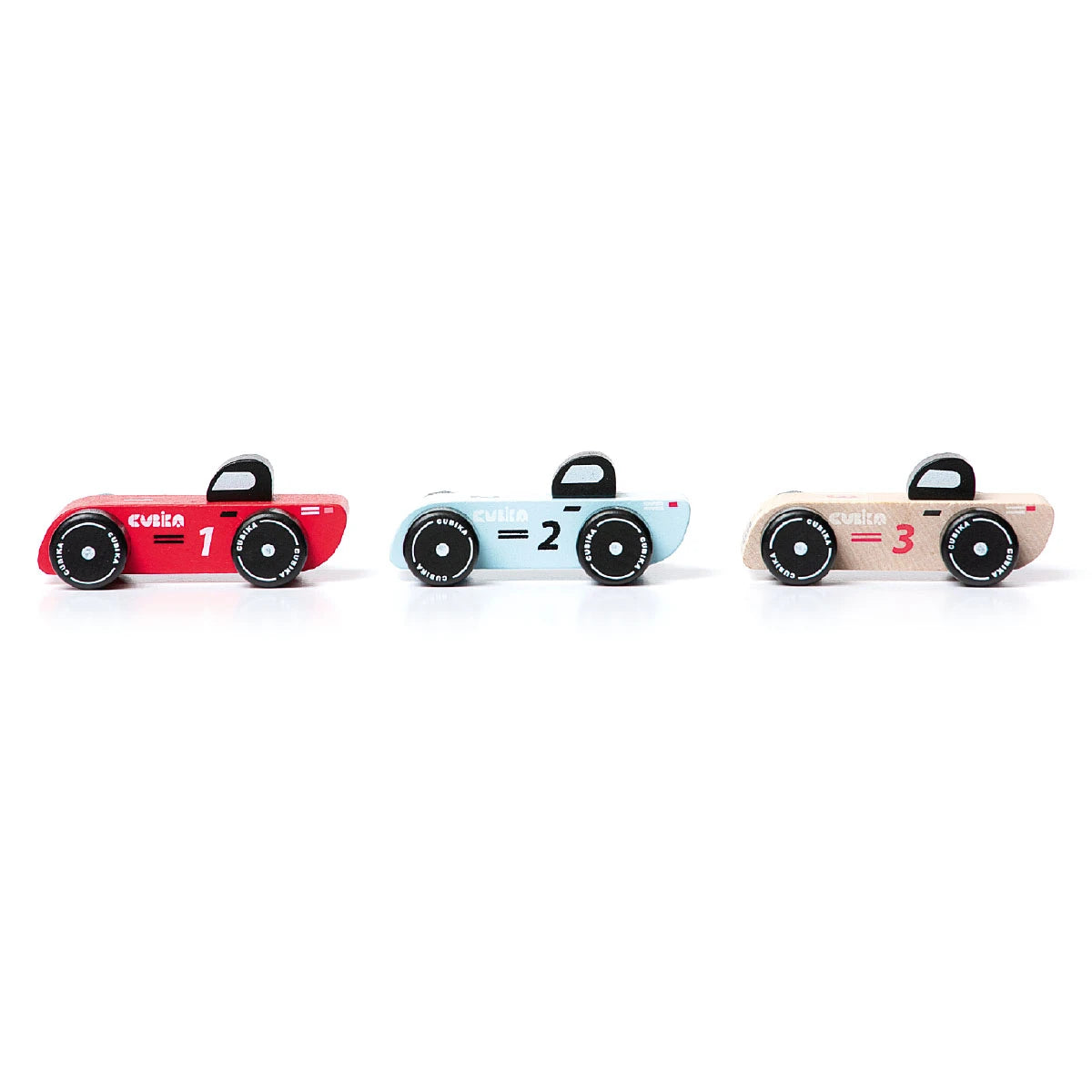 Дървен Комплект Играчки Racing Cars 15474 Cubika
