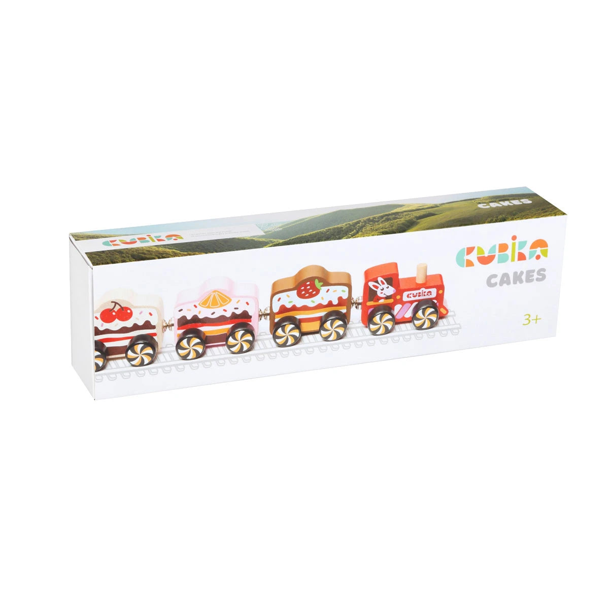 Дървен Влак Cakes 15382 Cubika