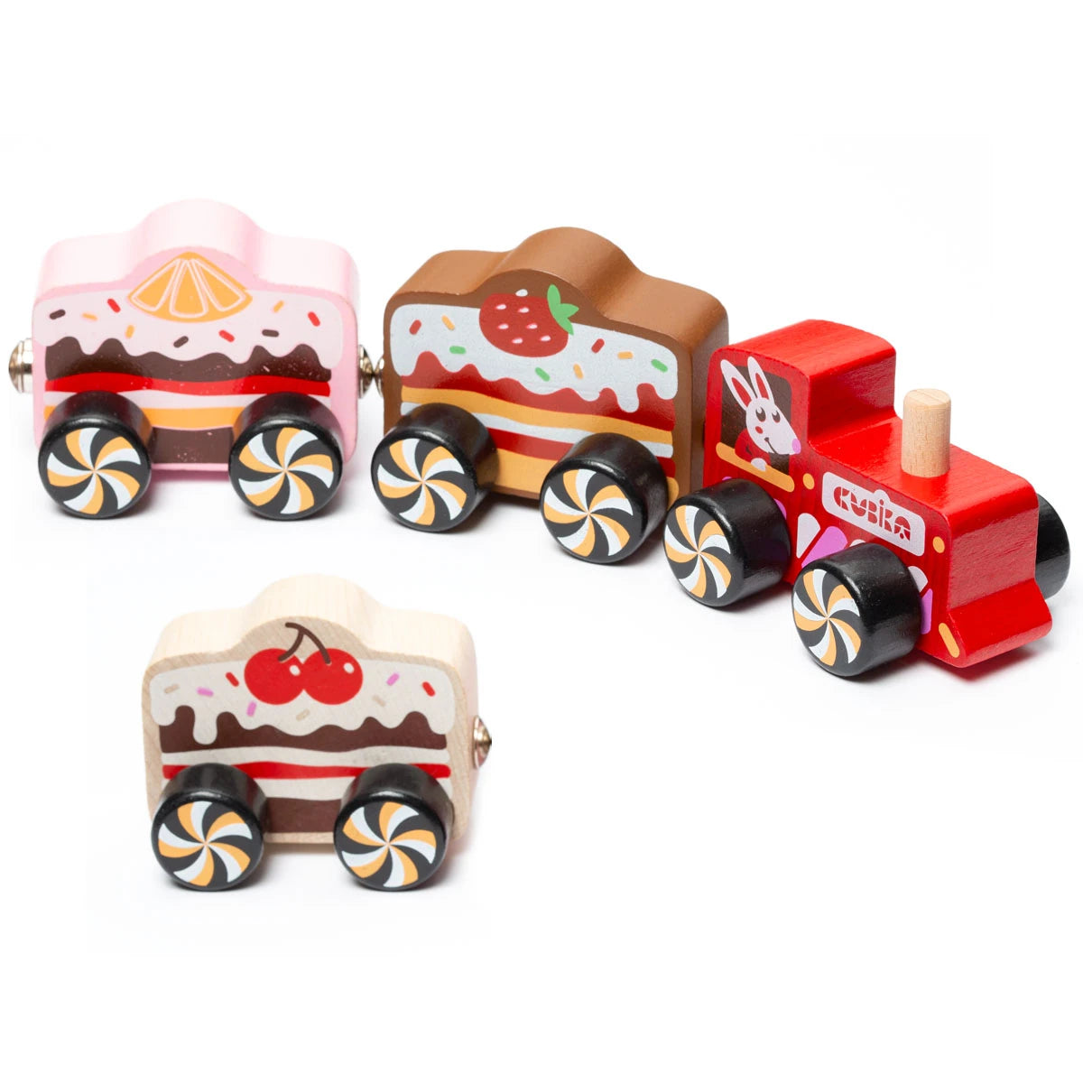 Дървен Влак Cakes 15382 Cubika