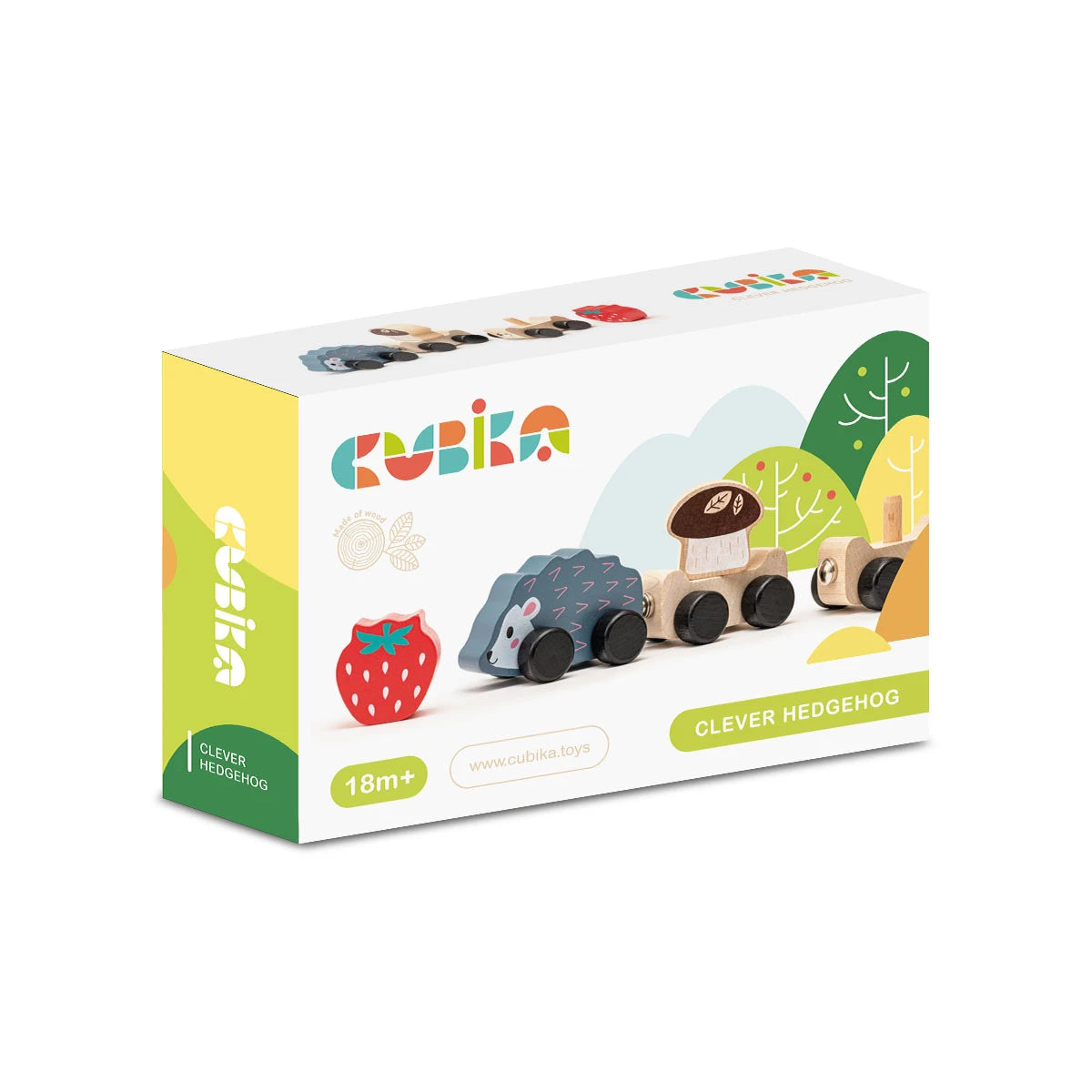 Дървена Играчка Clever Hedgehog 15467 Cubika