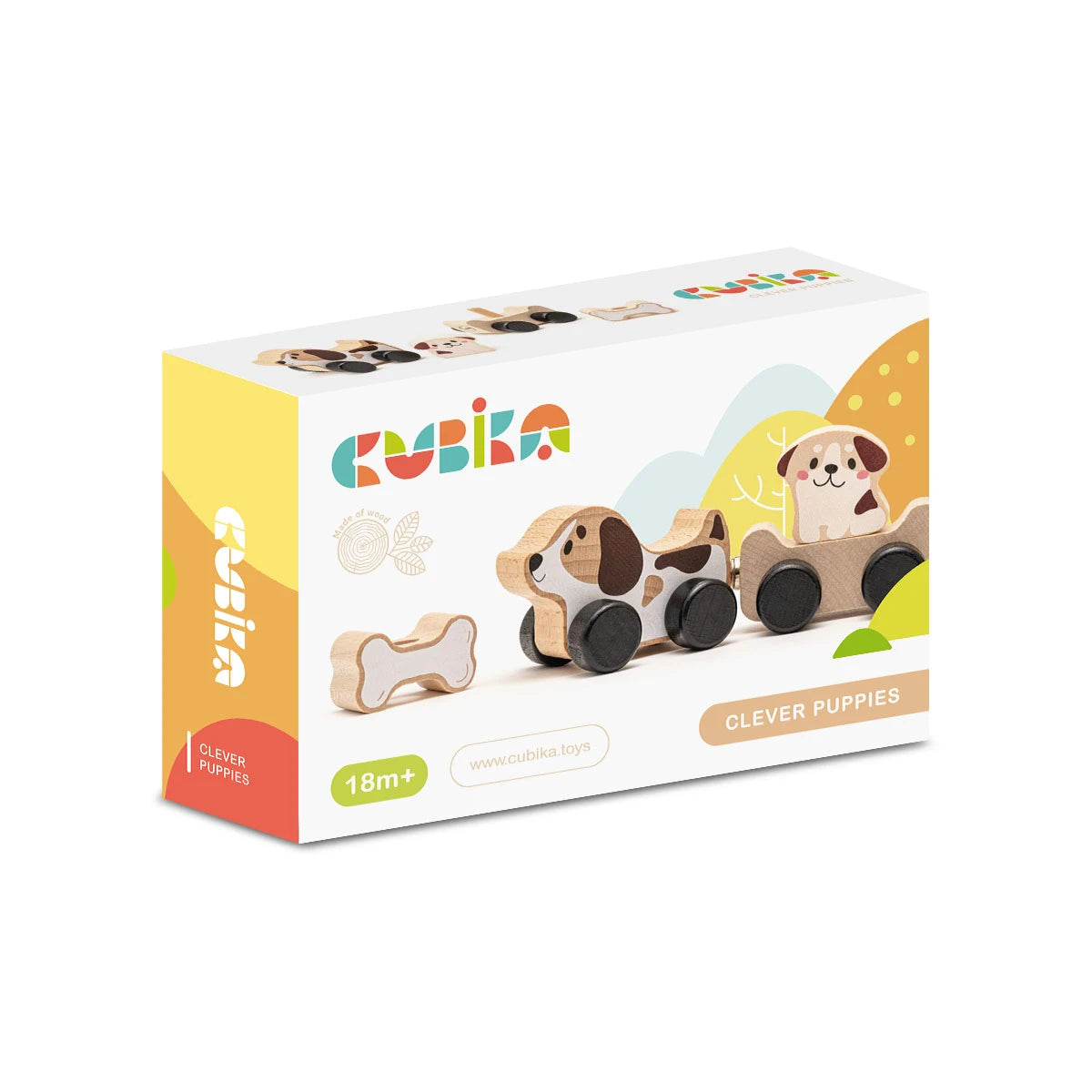 Дървена Играчка Clever Puppies 15443 Cubika