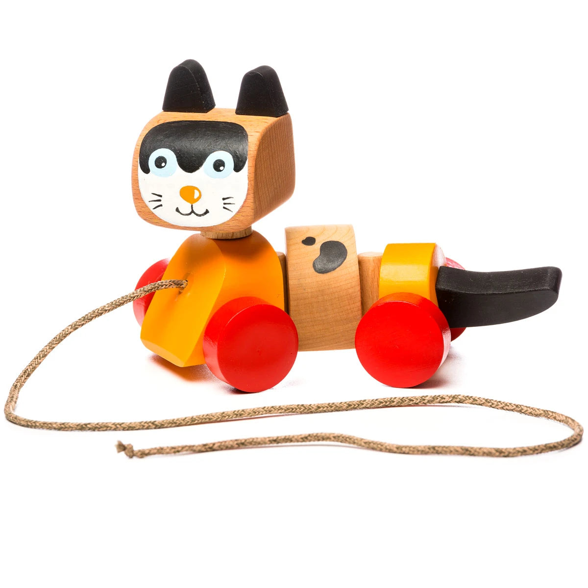 Дървена Играчка Walk A Long Cat 13616 Cubika