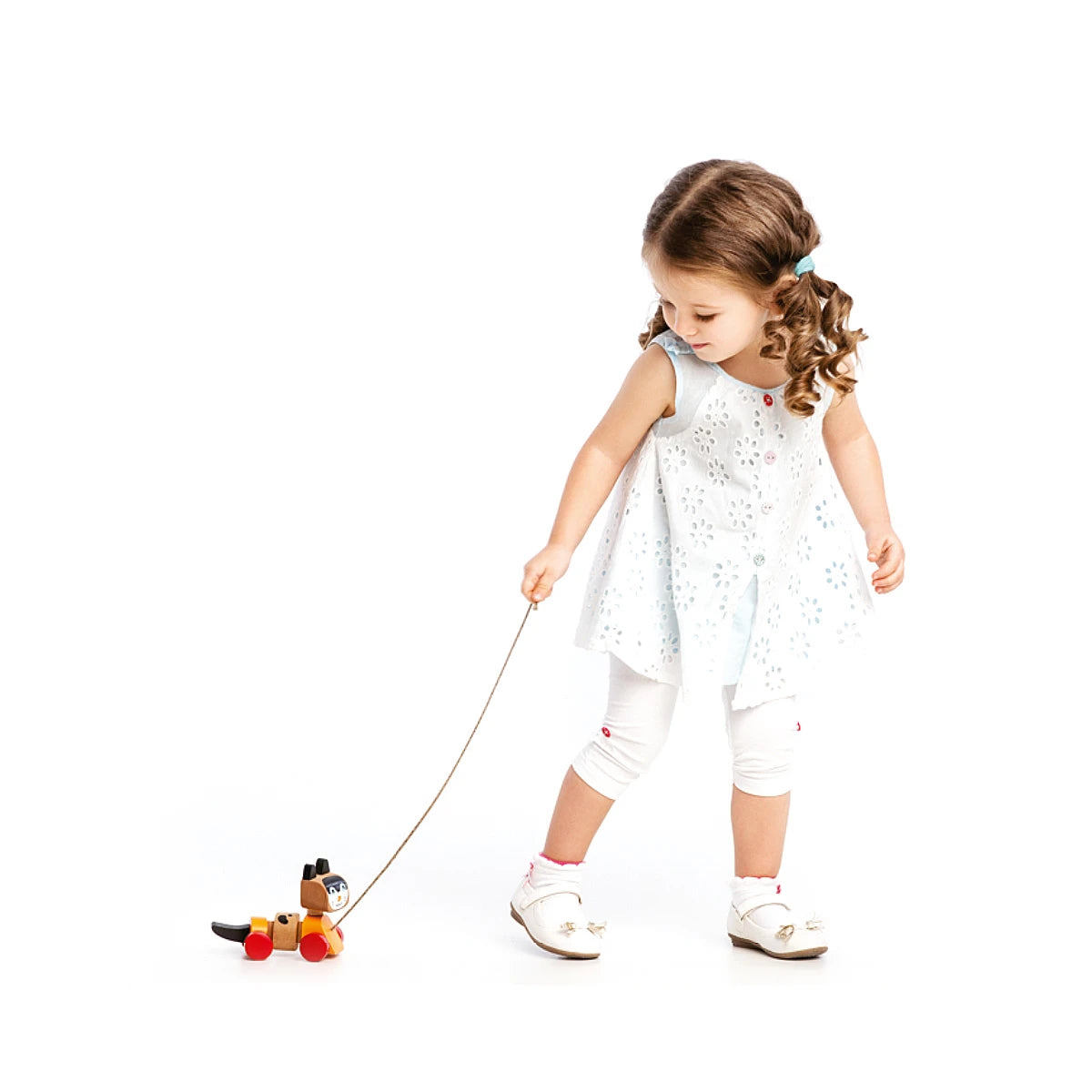 Дървена Играчка Walk A Long Cat 13616 Cubika