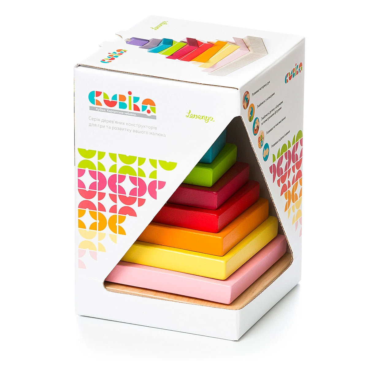 Дървена Пирамида 13357 Cubika