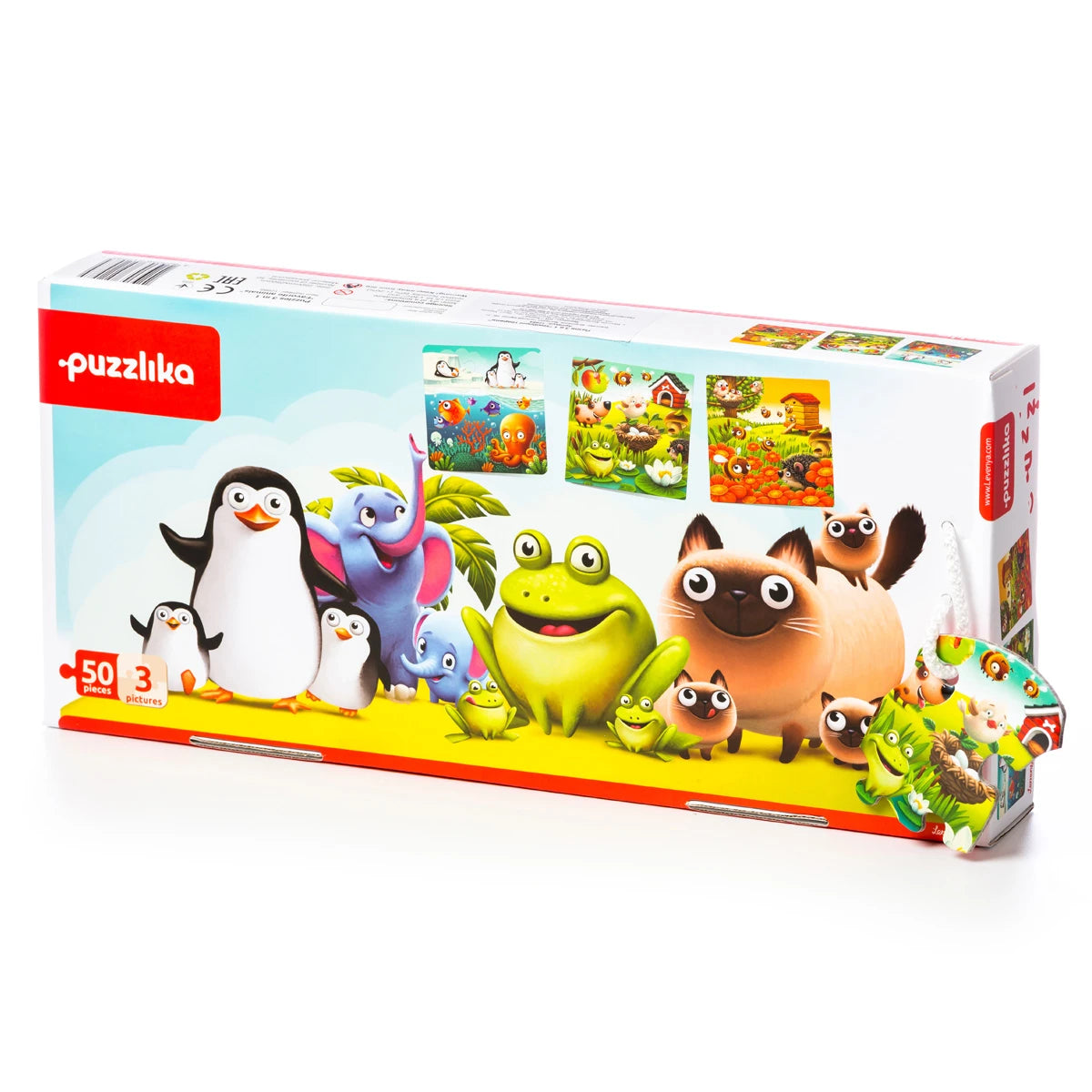 Детски Пъзел 3в1 Puzzles My Favorite Animals 12985 Cubika