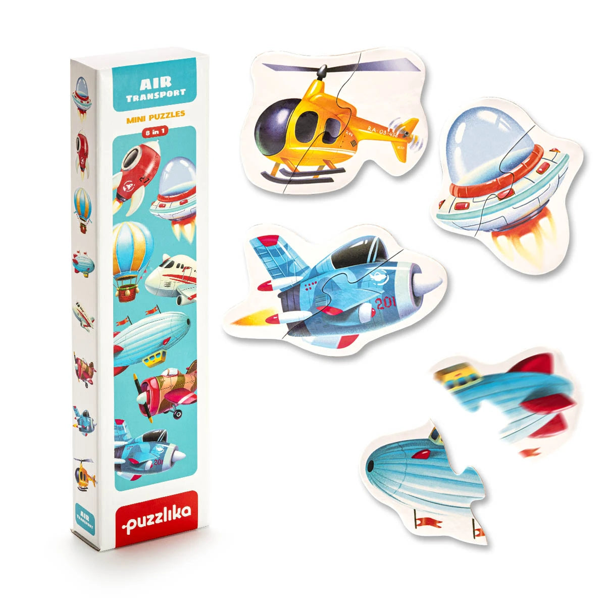Детски Пъзел 8в1 Puzzles Air Transport 15283 Cubika