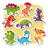 Детски Пъзел 8в1 Puzzles Happy Dinosaurs 15252 Cubika