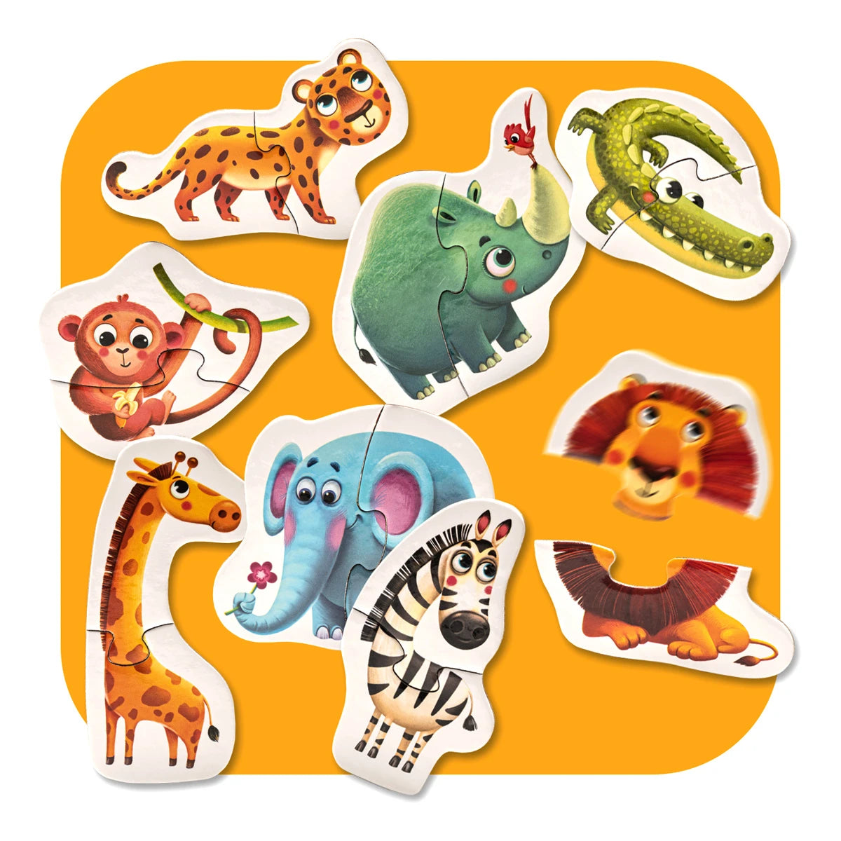 Детски Пъзел Puzzles African Animals 14774 Cubika