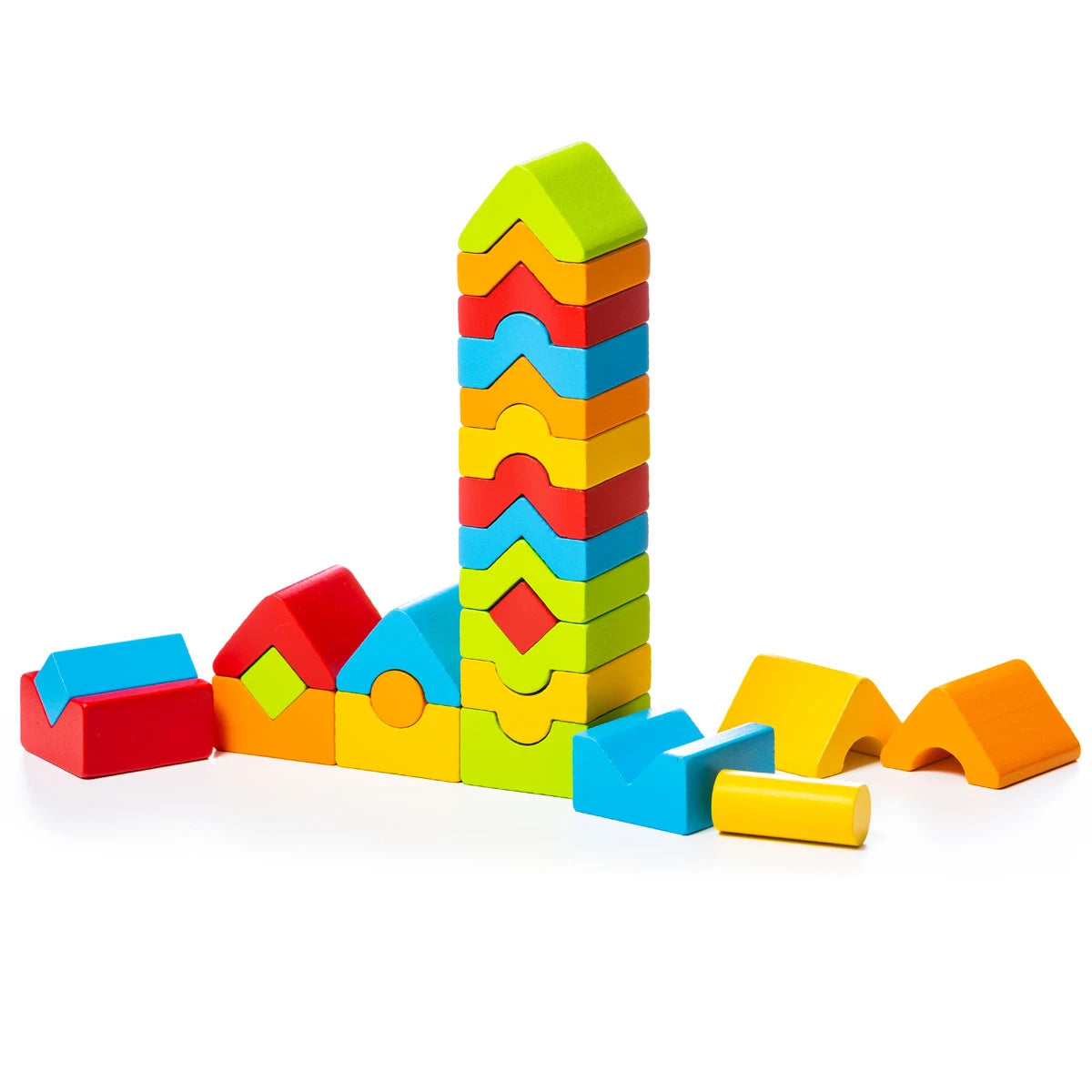 Комплект Дървени Кули Ld 13 15016 Cubika